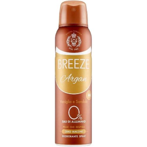 Breeze deodorante spray argan essence invisible 150 ml