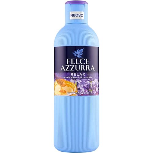 Felce azzurra bagno doccia relax con miele e fiori di lavanda 650 ml