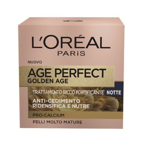 L'Orèal age perfect gold age trattamento ricco fortificante notte 50 ml