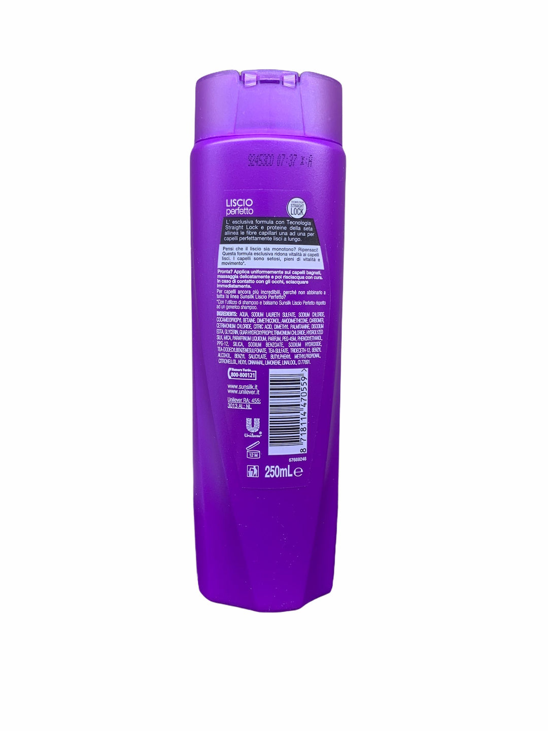 Sunsilk shampoo 2in1 liscio perfetto 250 ml