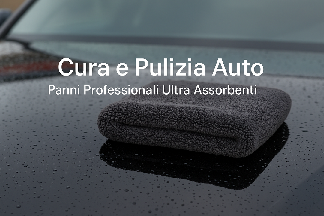 Panni in microfibra ultra assorbenti per pulire, asciugare e lucidare ogni superficie senza aloni. Ideali per auto, casa e uso professionale