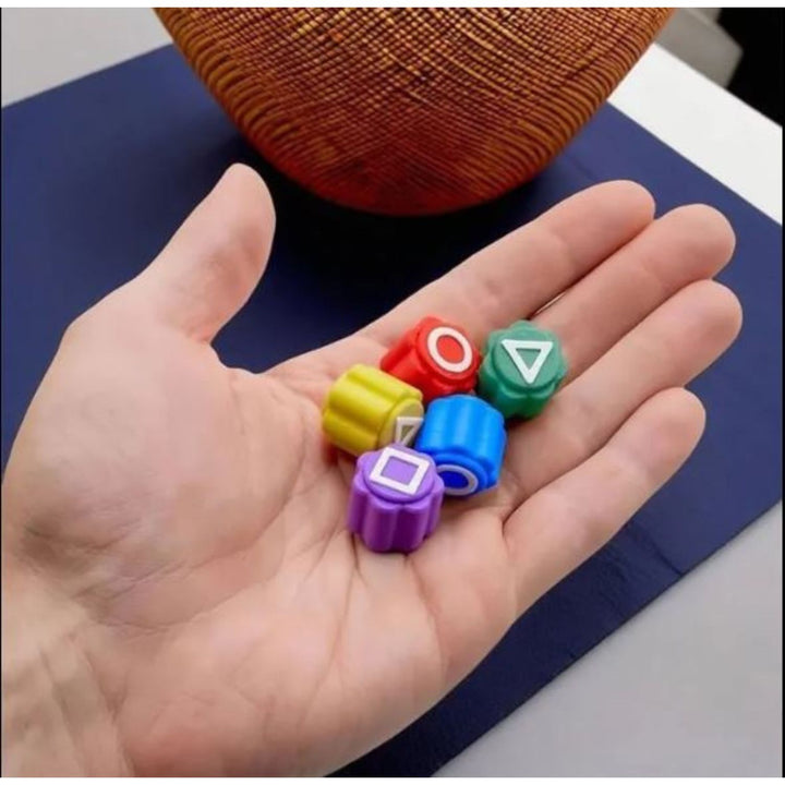 Gonggi Gioco Tradizionale Coreano – Set di 5 Pietre Colorate per Gioco di Abilità, Coordinazione e Divertimento per Bambini e Adulti