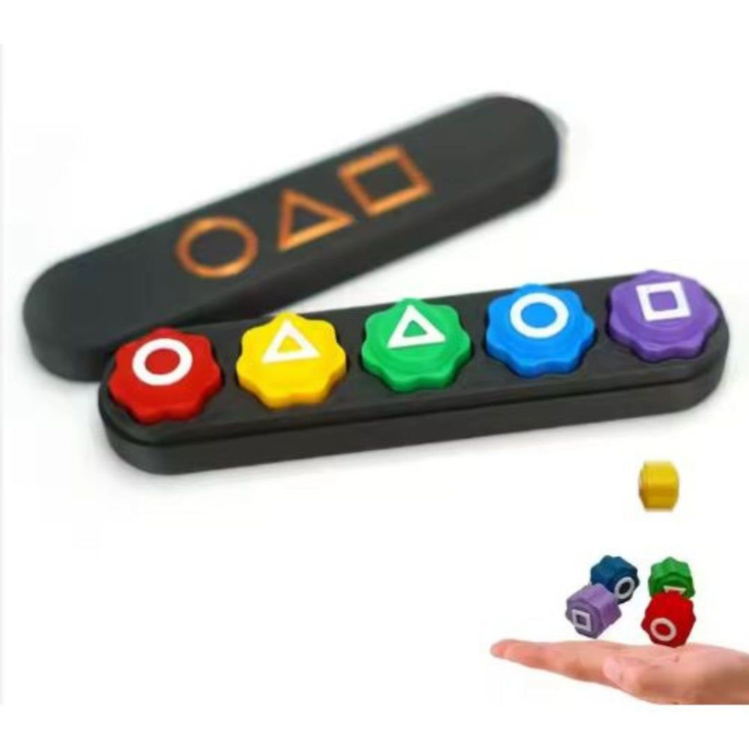 Gonggi Gioco Tradizionale Coreano – Set di 5 Pietre Colorate per Gioco di Abilità, Coordinazione e Divertimento per Bambini e Adulti