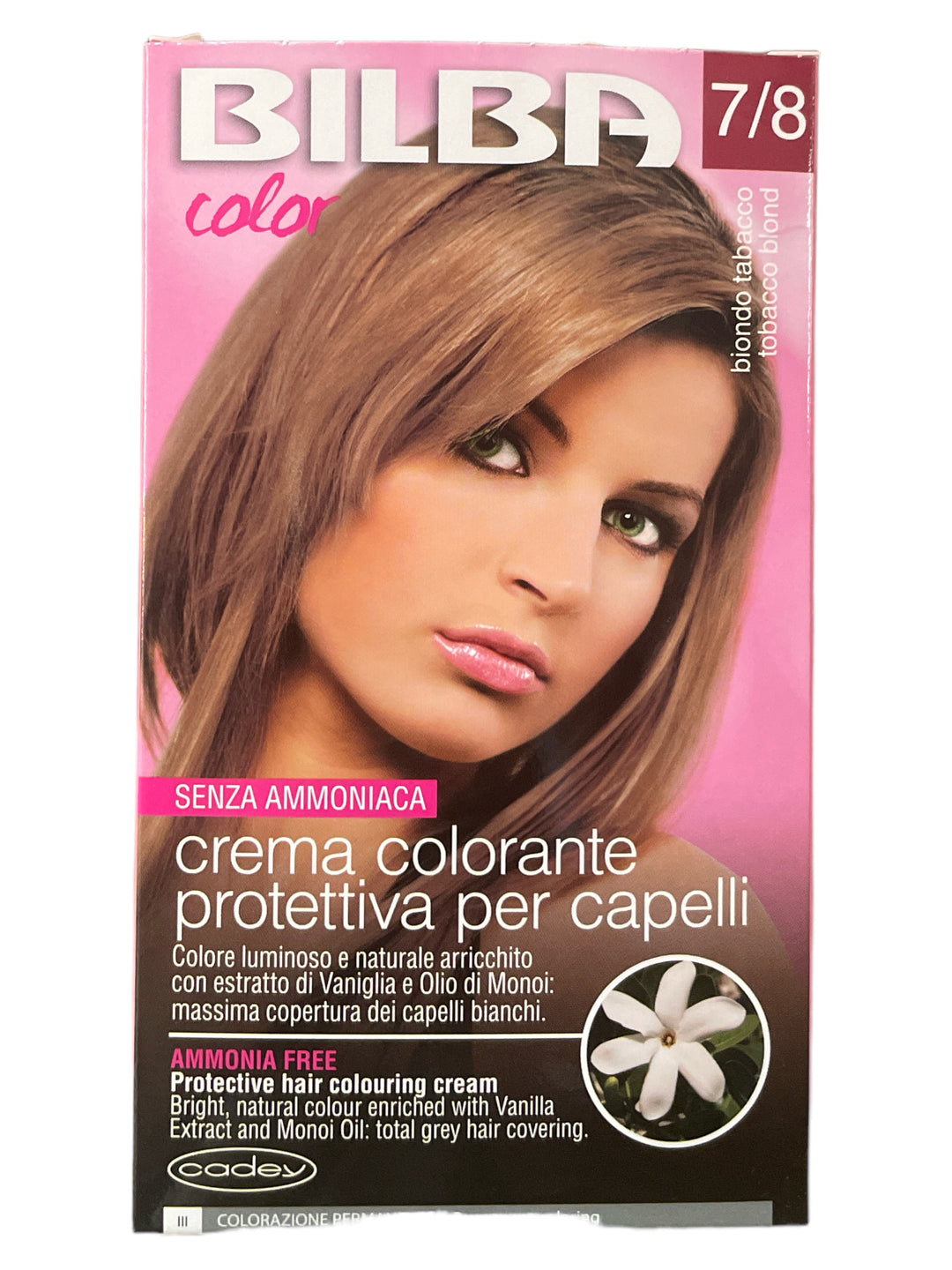 Bilba Color Crema 7/8 Biondo Tabacco – Colorazione Senza Ammoniaca con Effetto Naturale e Luminoso