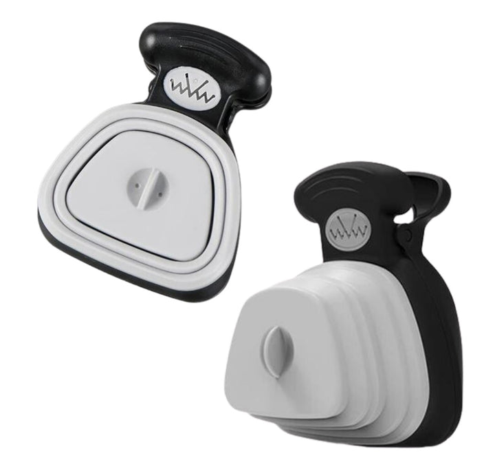 Paletta Raccogli Feci per Cani con Scomparto Espandibile – Porta Sacchetti Integrato, Ferma Sacchetto e 1 Rotolo Incluso [Compatta, Igienica e Facile da Usare]