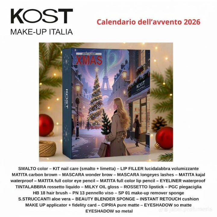 KOST Calendario dell'Avvento Make-Up 2026 – 24 Sorprese Beauty