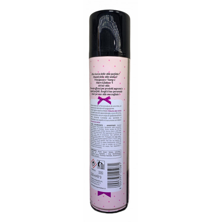 Adorn Lacca Volumizzante 250 ml – Volume alle Stelle e Tenuta Duratura per uno Styling Perfetto