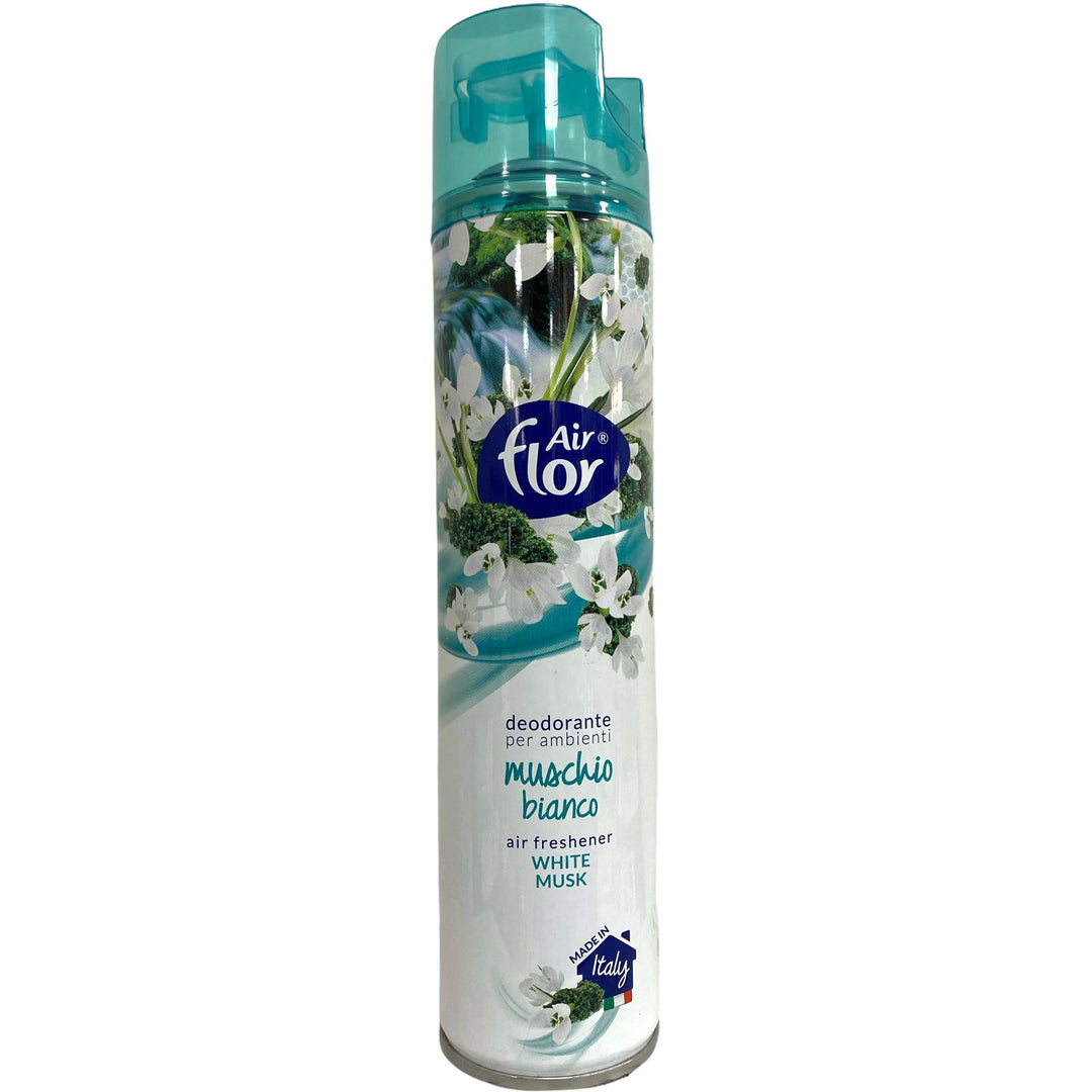 Air Flor Deodorante Spray per Ambienti al Muschio Bianco 300 ml – Profumo Fresco e Duraturo per Casa e Ufficio