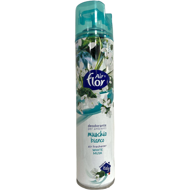 Air Flor Deodorante Spray per Ambienti al Muschio Bianco 300 ml – Profumo Fresco e Duraturo per Casa e Ufficio