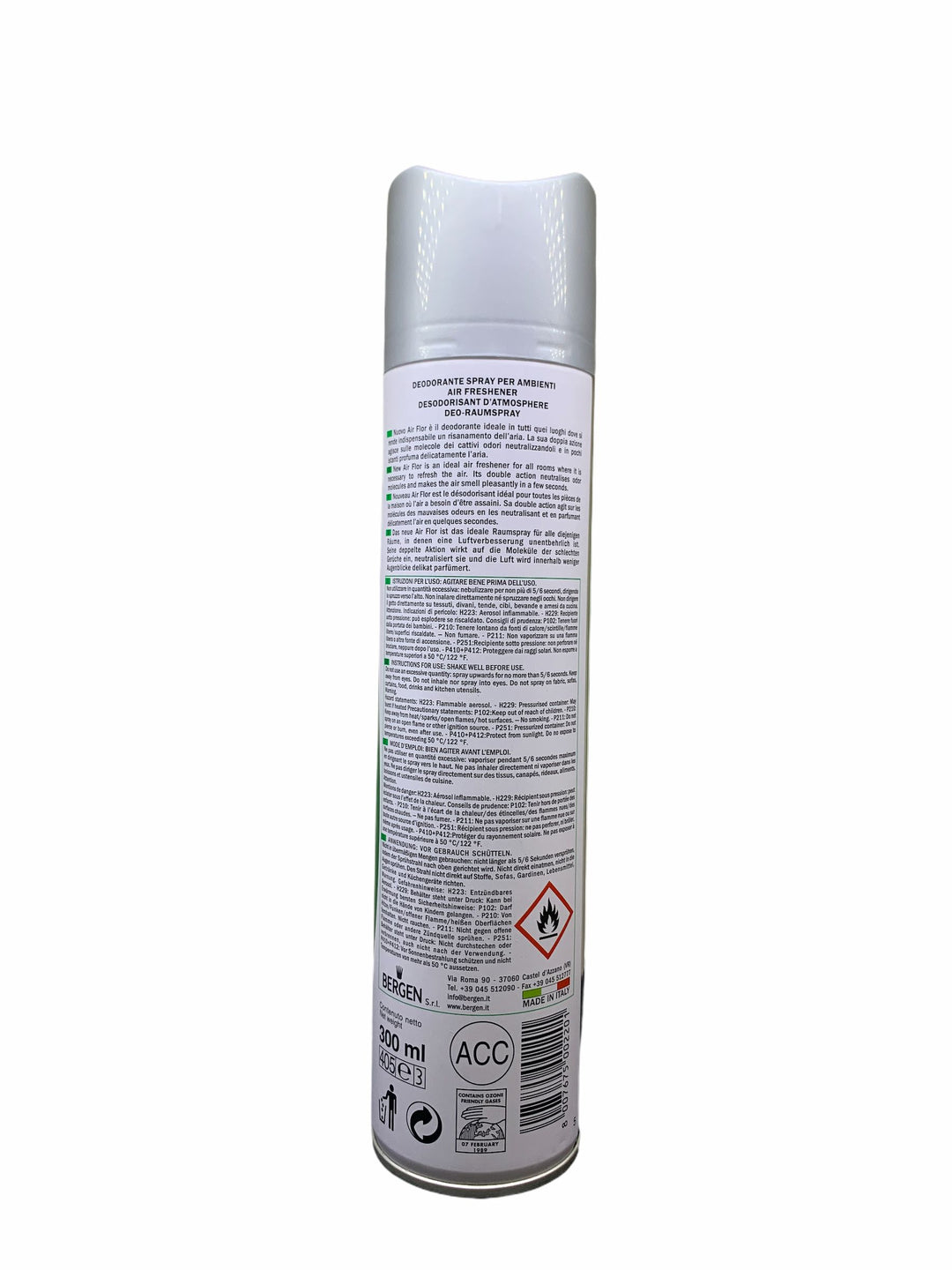 Air Flor Deodorante Spray per Ambienti al Muschio Bianco 300 ml – Profumo Fresco e Duraturo per Casa e Ufficio