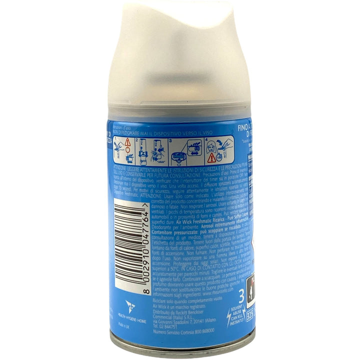 Air wick fresh matic ricarica pure soffice cotone 250 ml