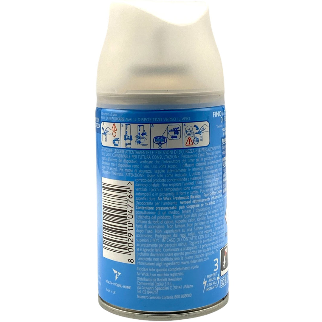 Air wick fresh matic ricarica pure soffice cotone 250 ml
