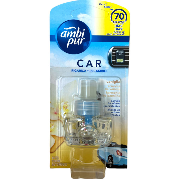 Ambipur car ricarica 70 gg profumo vaniglia 7 ml