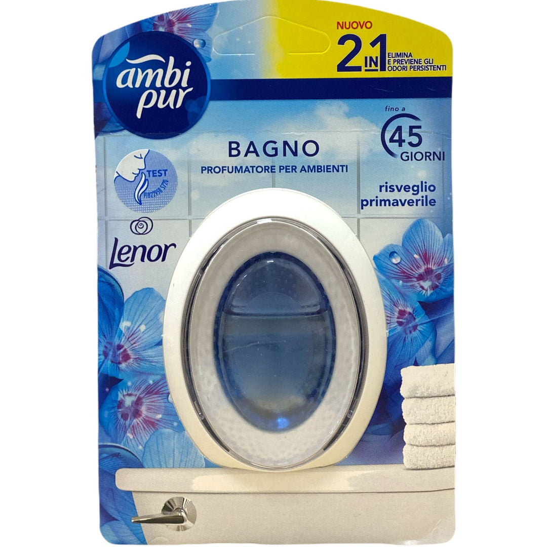 Ambi Pur Profumatore per Bagno Risveglio Primaverile 7,5 ml – Fino a 45 Giorni di Freschezza Continua