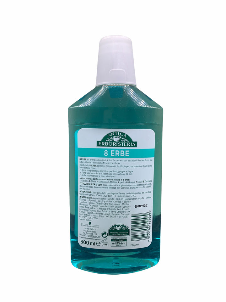 Antica erboristeria collutorio 8 erbe 500 ml