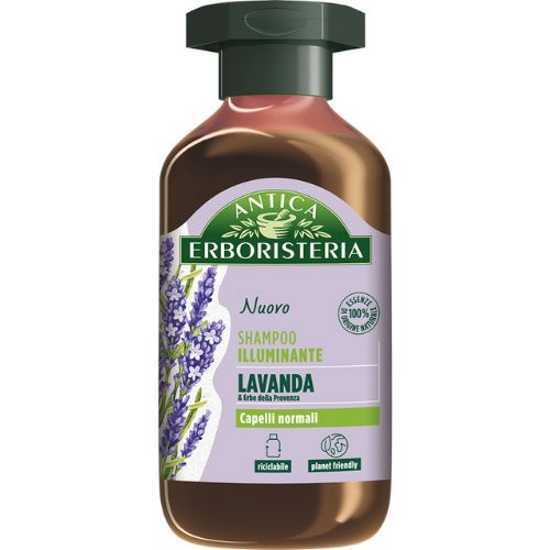 Antica Erboristeria Shampoo alla Lavanda 250 ml – Azione Purificante e Rilassante per Capelli Leggeri e Profumati