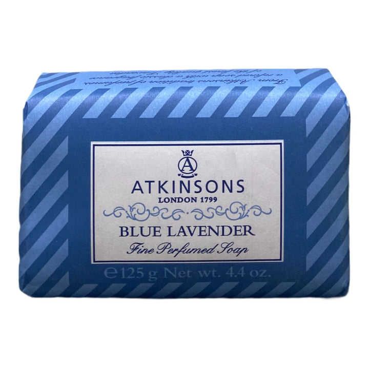 Atkinsons Saponetta Blue Lavender 125 g – Sapone Profumato alla Lavanda, Freschezza e Eleganza per la Cura Quotidiana della Pelle