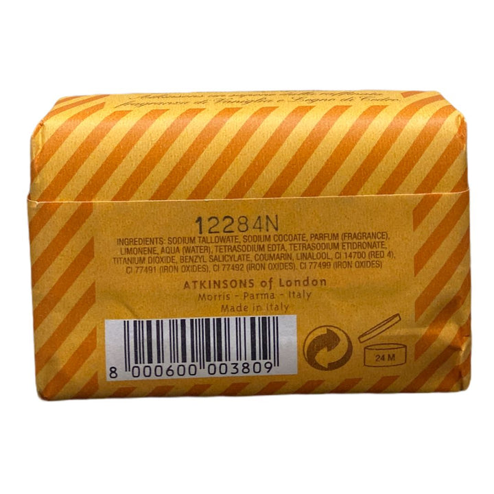 Atkinsons Saponetta Colonial Fragrance 125 g – Sapone Classico e Raffinato con Profumo Fresco e Maschile