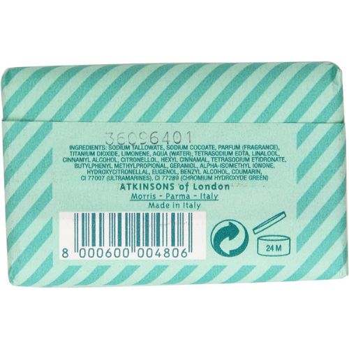 Atkinsons Saponetta Green Fragrance 125 g – Sapone Solido Fresco e Naturale per una Pulizia Delicata e Profumata
