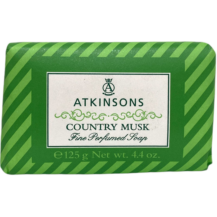 Atkinsons Saponetta Country Musk 125 g – Sapone Solido dal Profumo Muschiato, Eleganza Naturale e Freschezza Duratura