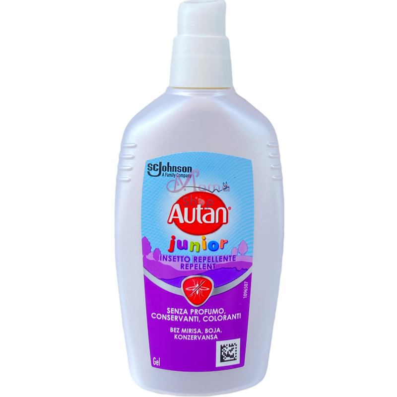 Autan Junior Gel Insetto Repellente 100 ml – Protezione Delicata per Bambini dai 2 Anni in su