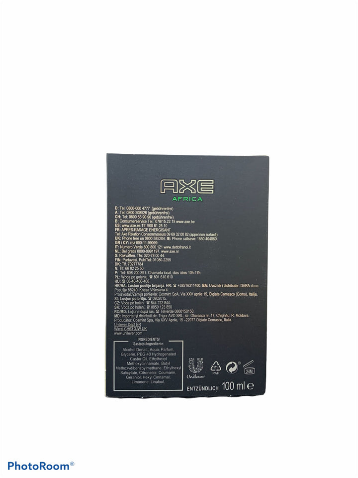Axe after shave africa 100 ml