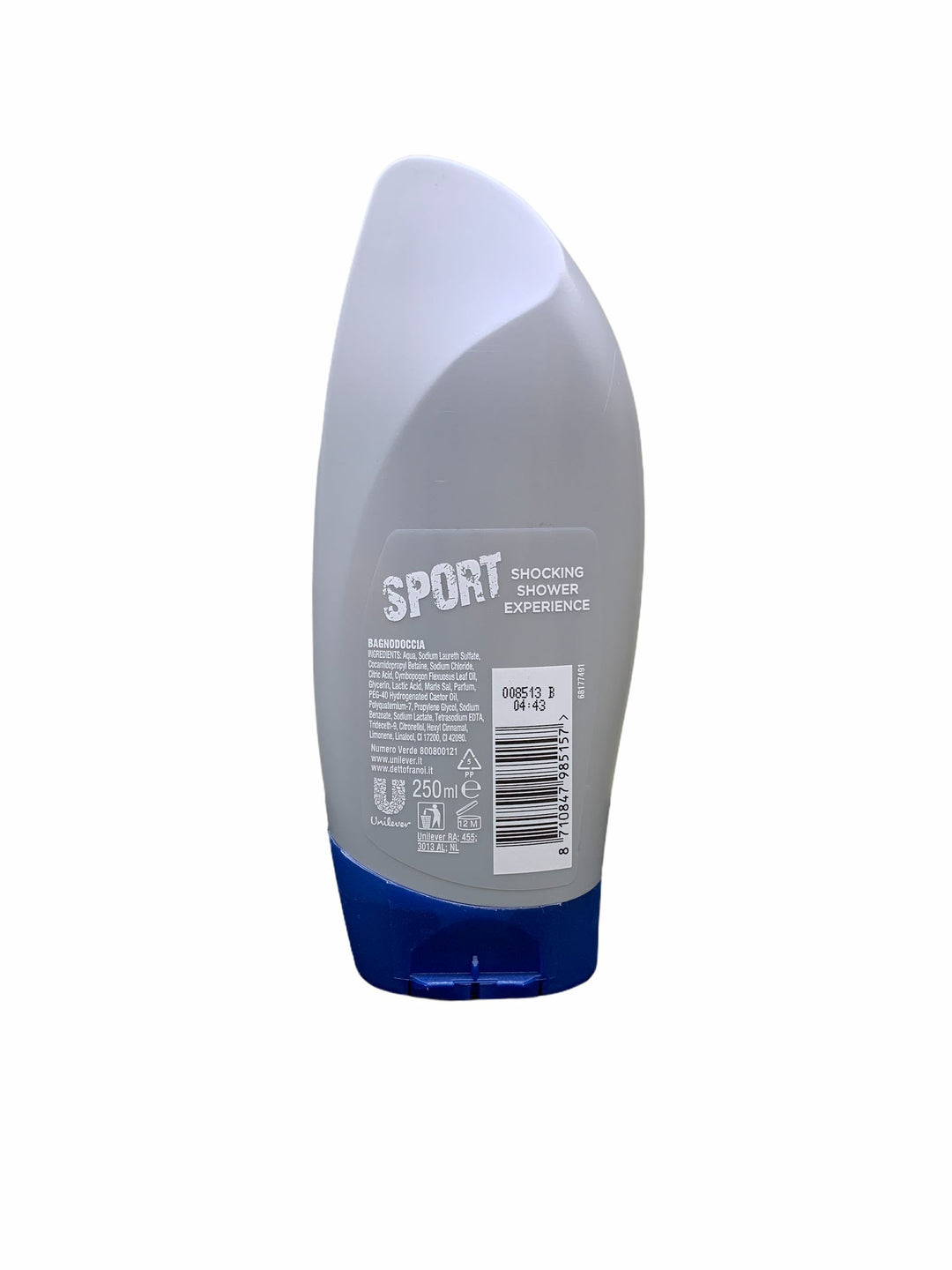 Badedas doccia energizzante sport con muschio e sali minerali 250  ml