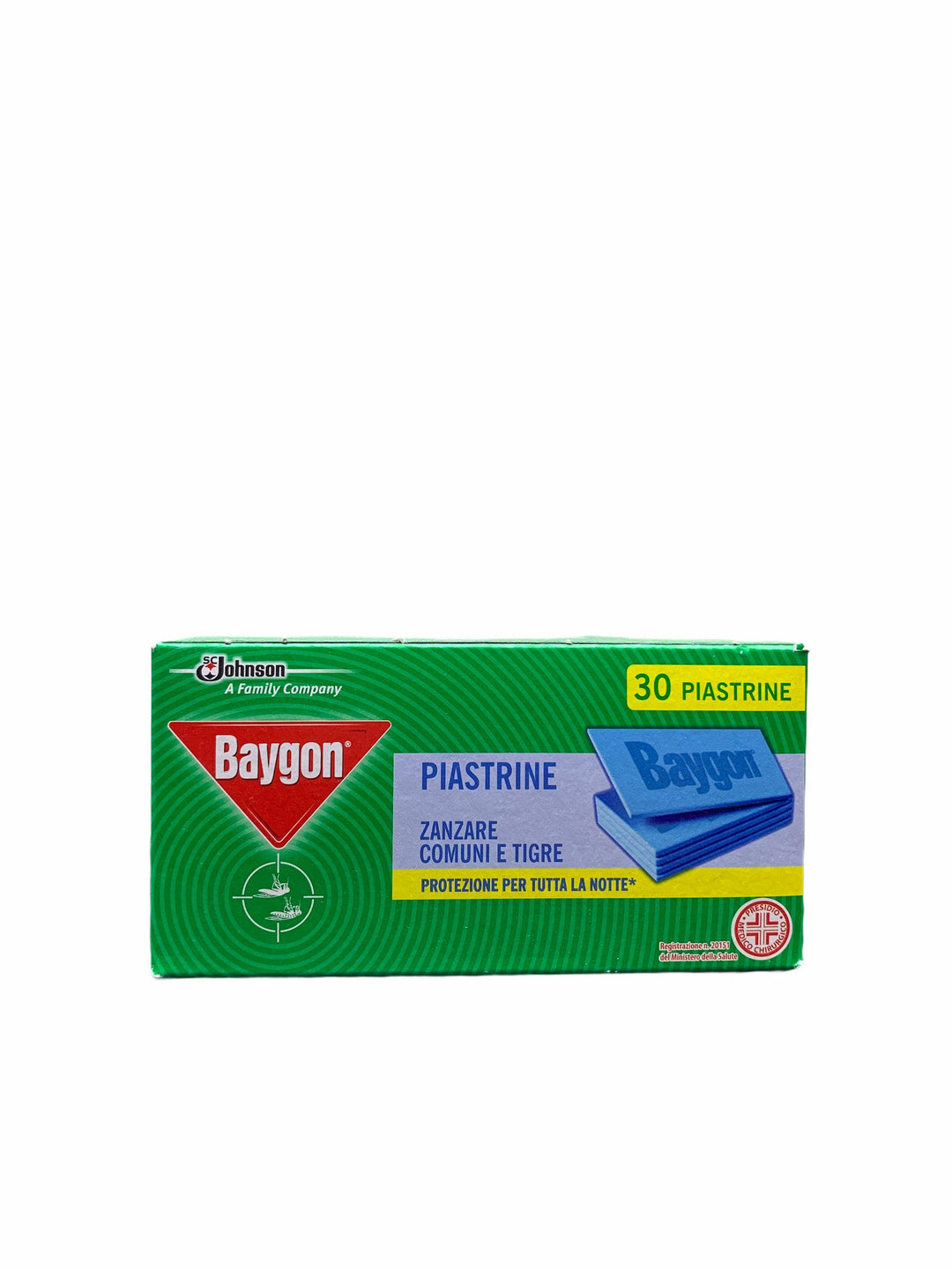 Baygon piastrine per zanzare comuni e tigri x30