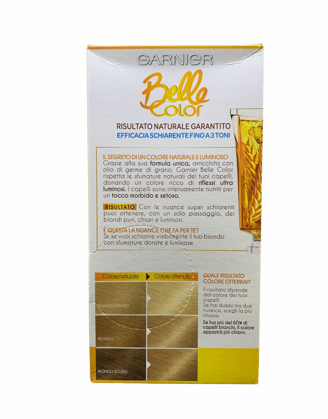 Belle color colorazione in crema permanente numero 112 biondo chiarissimo dorato