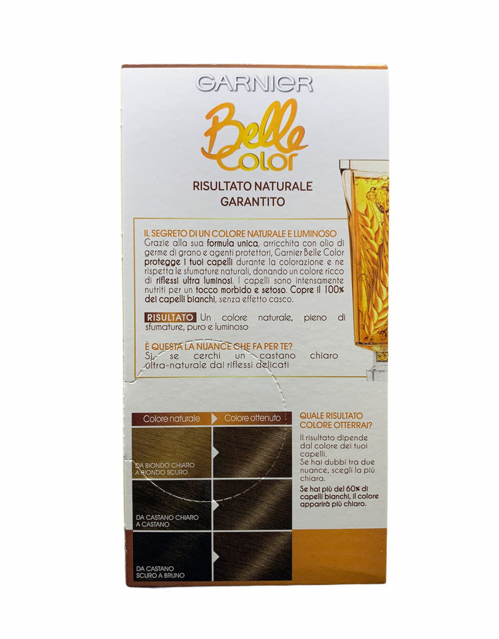 Belle Color N°20 Castano Chiaro Naturale – Colorazione Permanente con Riflessi Morbidi e Copertura Totale dei Capelli Bianchi