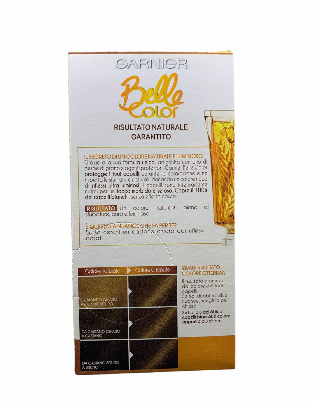 Belle Color N°21 Castano Chiaro Dorato Naturale – Colorazione Permanente con Riflessi Caldi e Brillanti per un Look Naturale e Luminoso