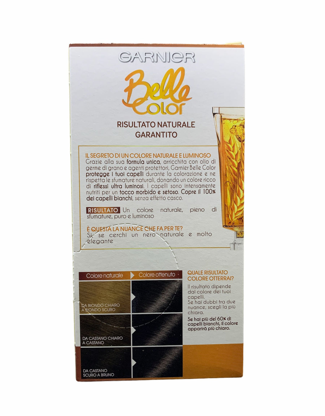 Belle color N 80 nero naturale