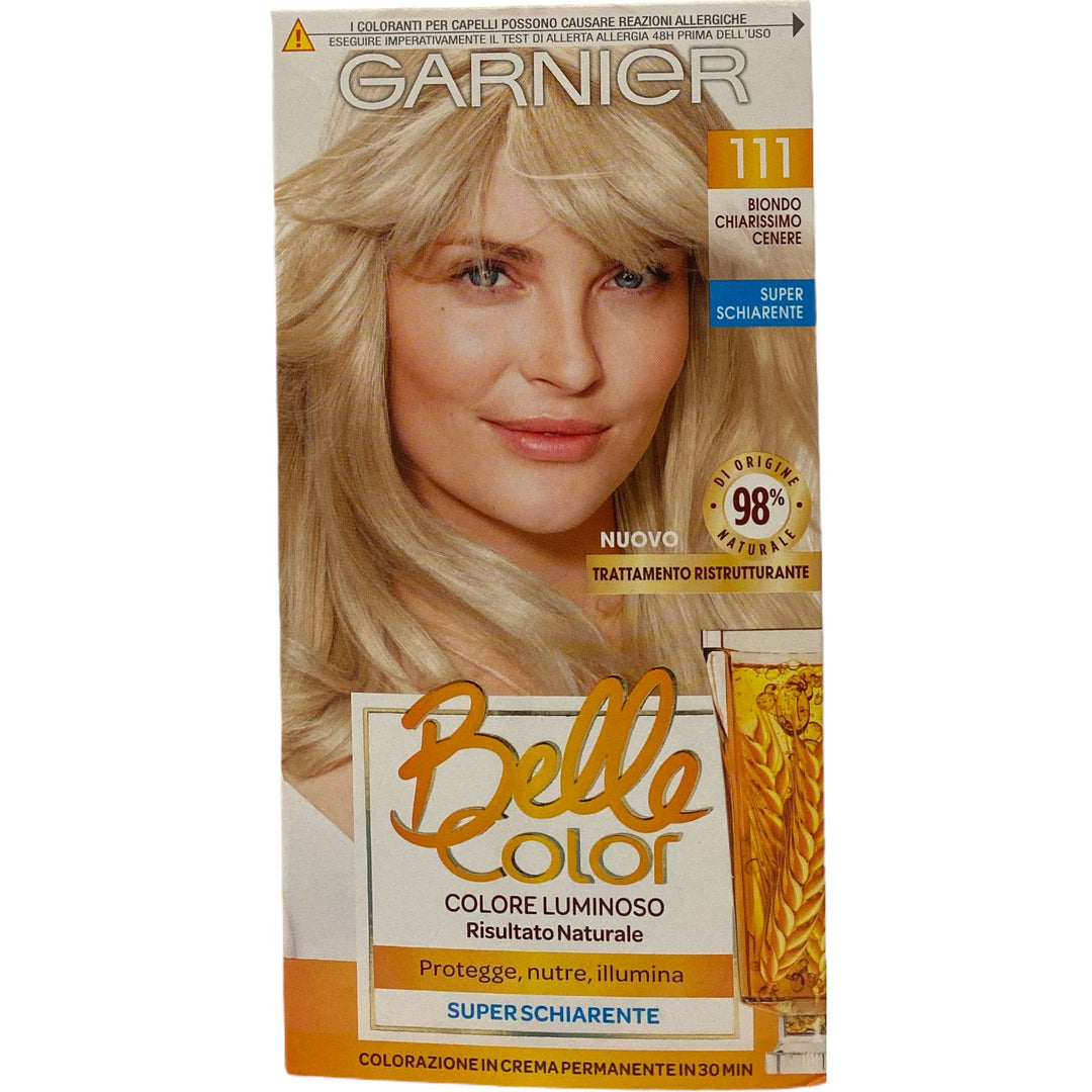 Belle color colorazione in crema permanente numero 111 biondo chiarissimo cenere