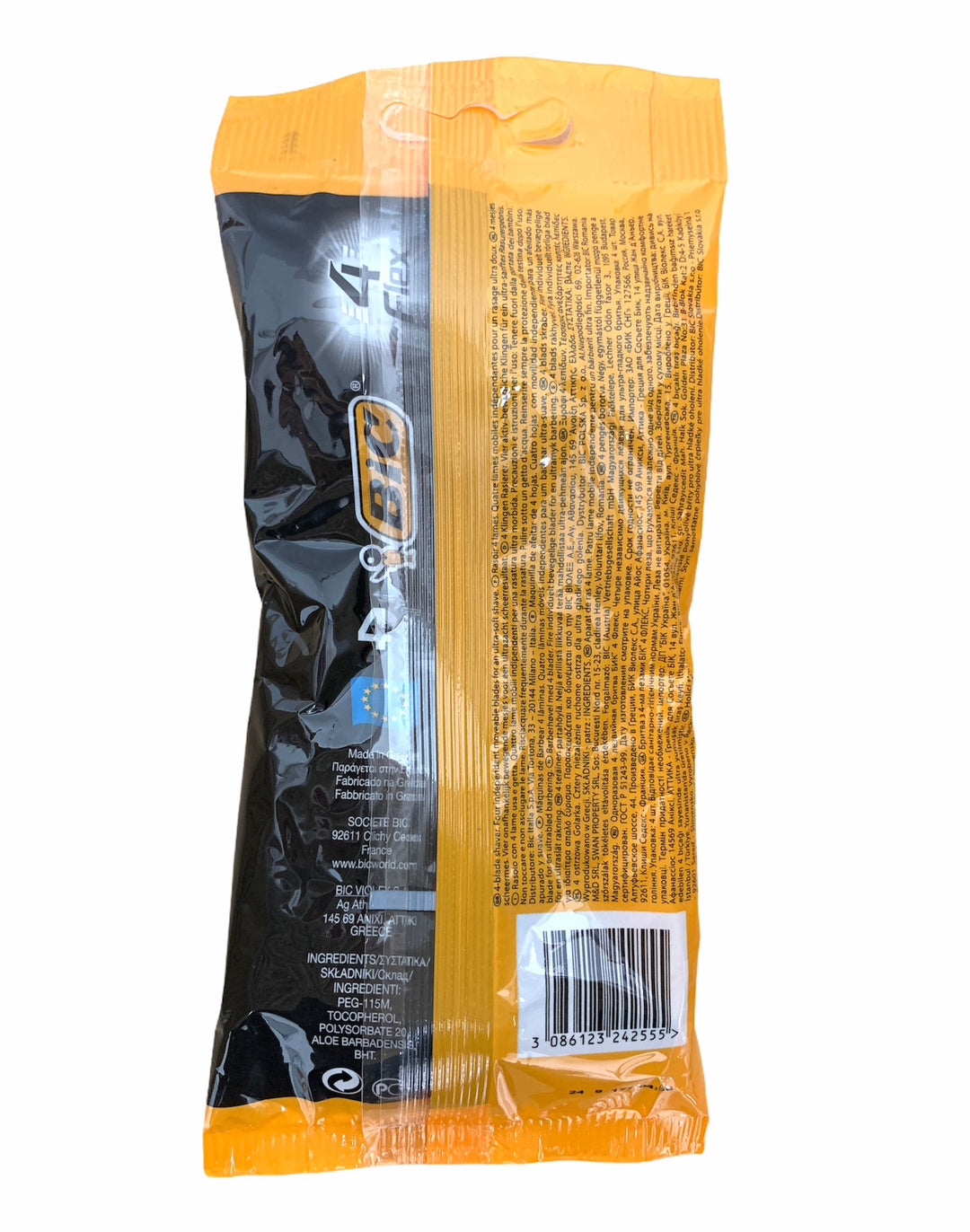 BIC Rasoio Usa e Getta Flex 4 Lame – Confezione da 4 Pezzi, Rasatura Ultra Precisa con Massima Flessibilità