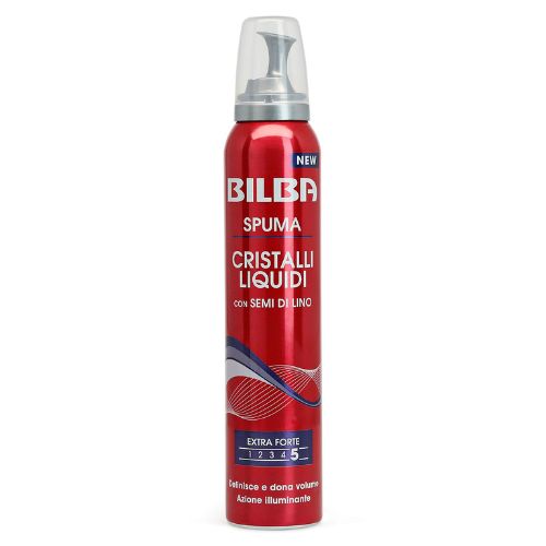Bilba spuma tenuta extra forte con semi di lino 200 ml