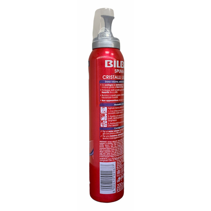 Bilba spuma tenuta extra forte con semi di lino 200 ml