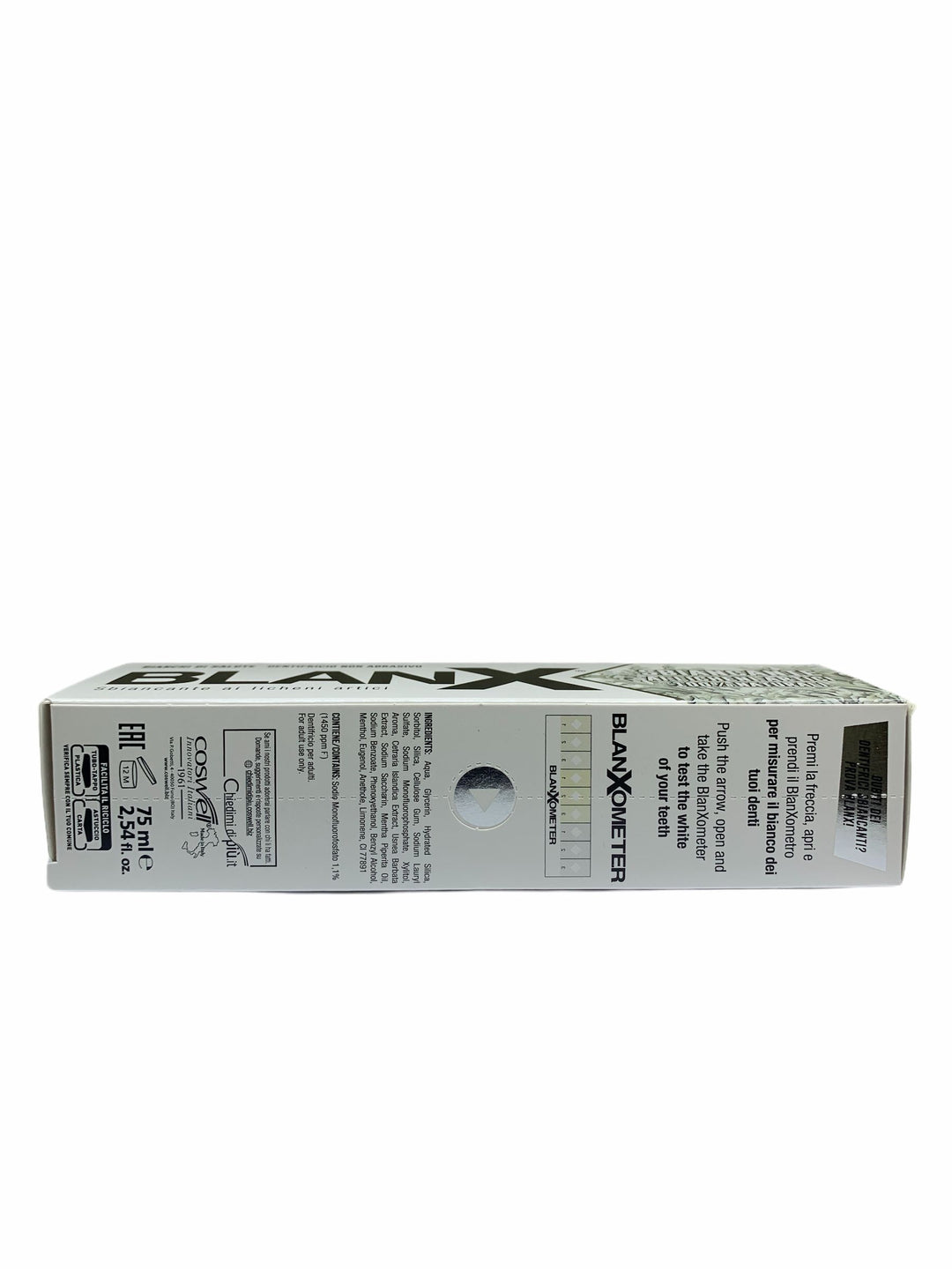 Blanx Dentifricio Sbiancante ai Licheni Artici 75 ml – Sbiancamento Naturale e Protezione Quotidiana per un Sorriso Luminoso