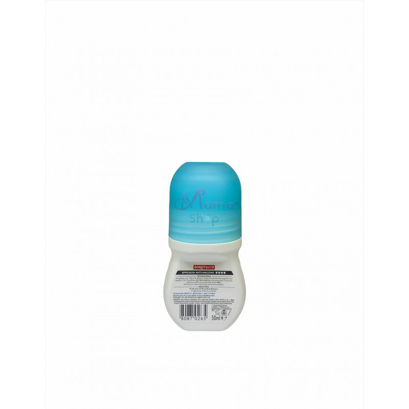 Borotalco Deodorante Roll-On Invisible Profumo Fresco 50 ml – Anti Macchie e Freschezza Duratura per Tutti i Giorni