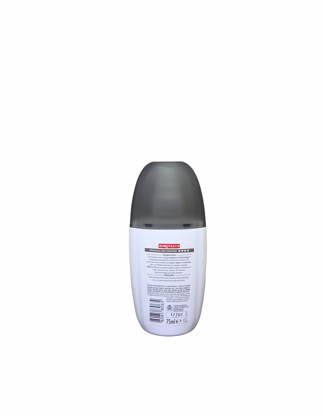 Borotalco deodorante vapo invisible anti macchia 75 ml