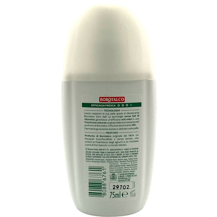 Borotalco deodorante vapo zero sali al profumo di borotalco 75 ml