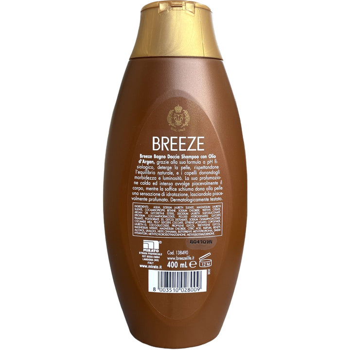 Breeze bagno doccia shampoo argan 400 ml