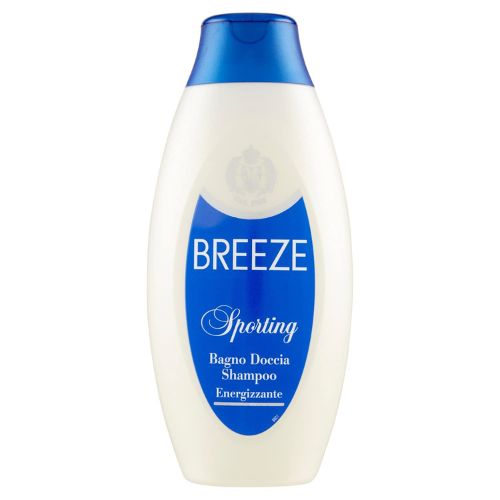 Breeze Bagno Doccia Shampoo Sporting Energizzante 400 ml – Energia e Freschezza per Corpo e Capelli
