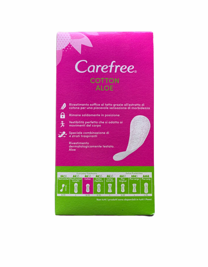Carefree proteggi slip distesi cotton aloe x30