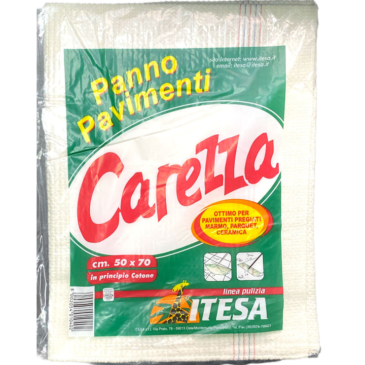 Carezza Panno Pavimenti in Cotone 50x70 cm – Imbustati Singolarmente per una Pulizia Igienica e Profonda