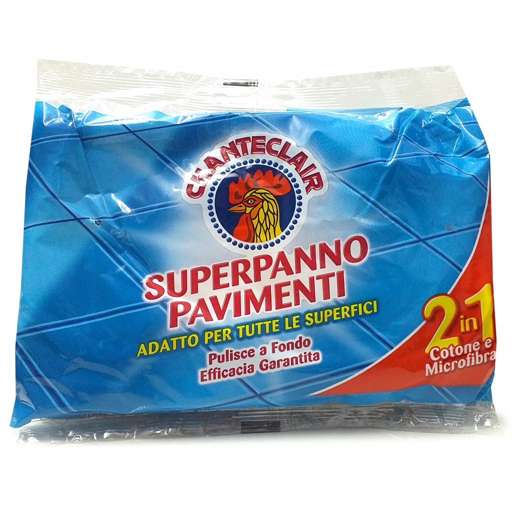 Chante Clair Panno Pavimenti in Cotone e Microfibra – Pulizia Profonda e Massima Assorbenza