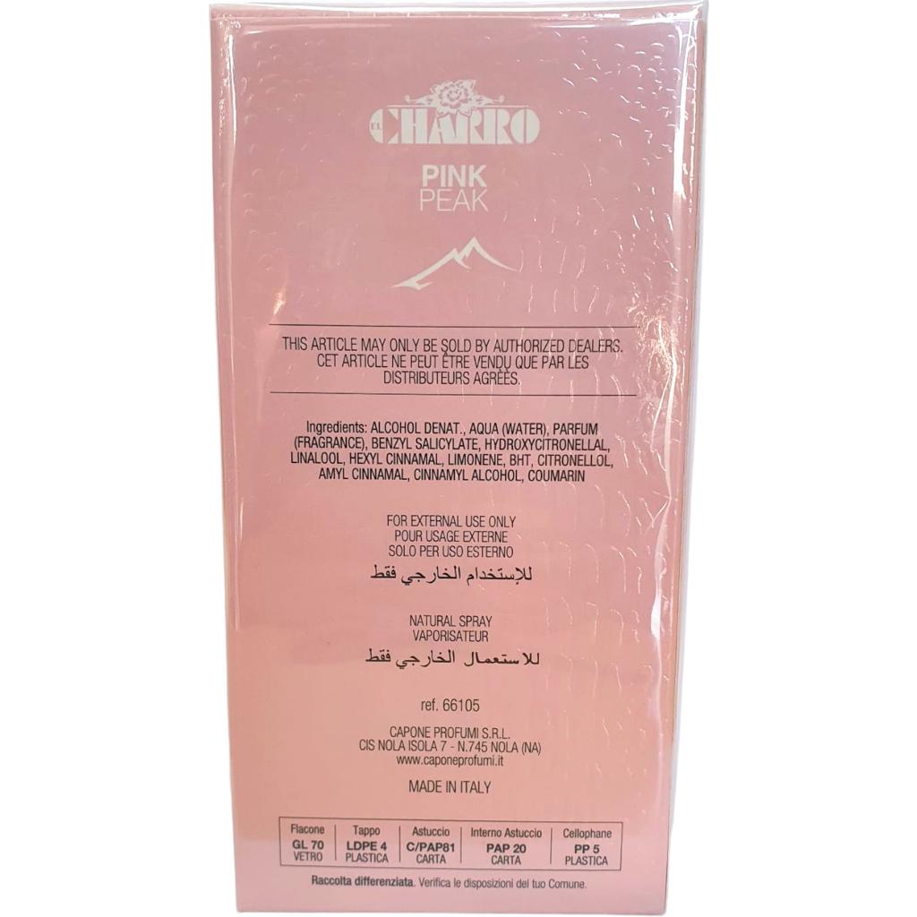 Charro edp 100 ml woman pink peak