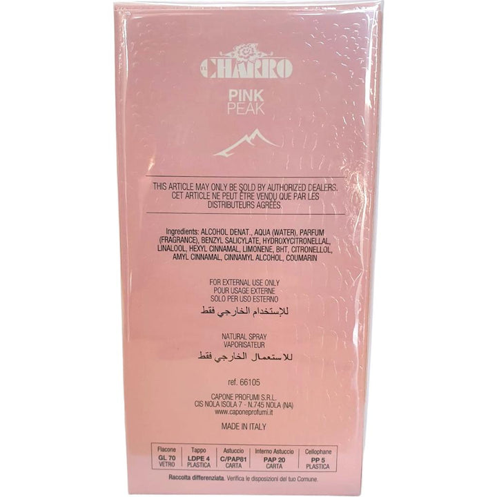 Charro edp 100 ml woman pink peak