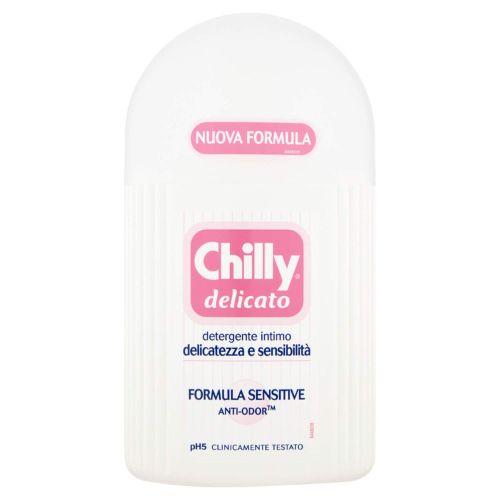 Chilly Intimo Delicato con Dosatore 200 ml – Formula Lenitiva per Uso Quotidiano e Pelle Sensibile