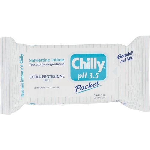 Chilly intimo salviettine protezione ph 3,5 x12