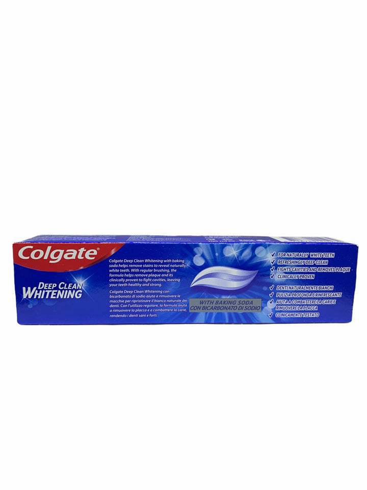 Colgate dentifricio deep clean whitening con baking soda 100 ml
